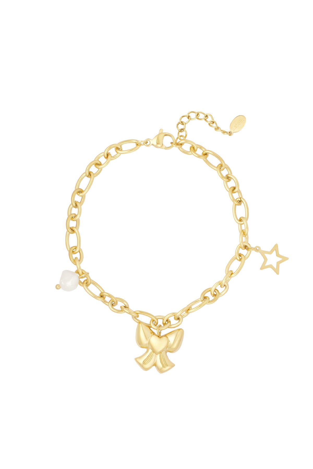 Bow bracelet gold