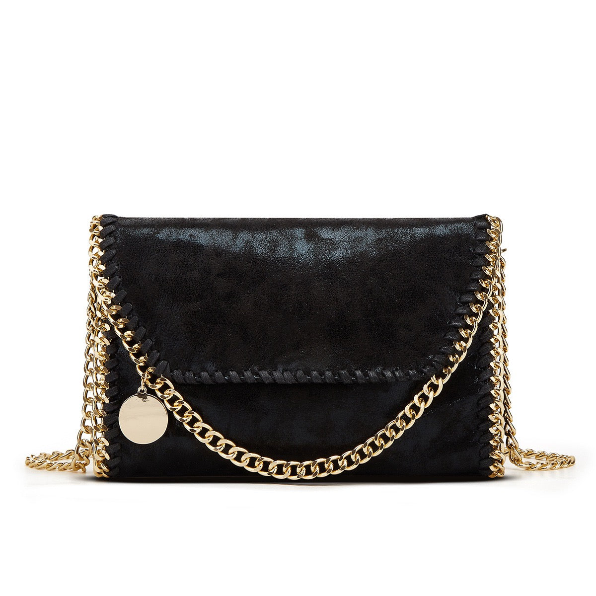 Suede bag black