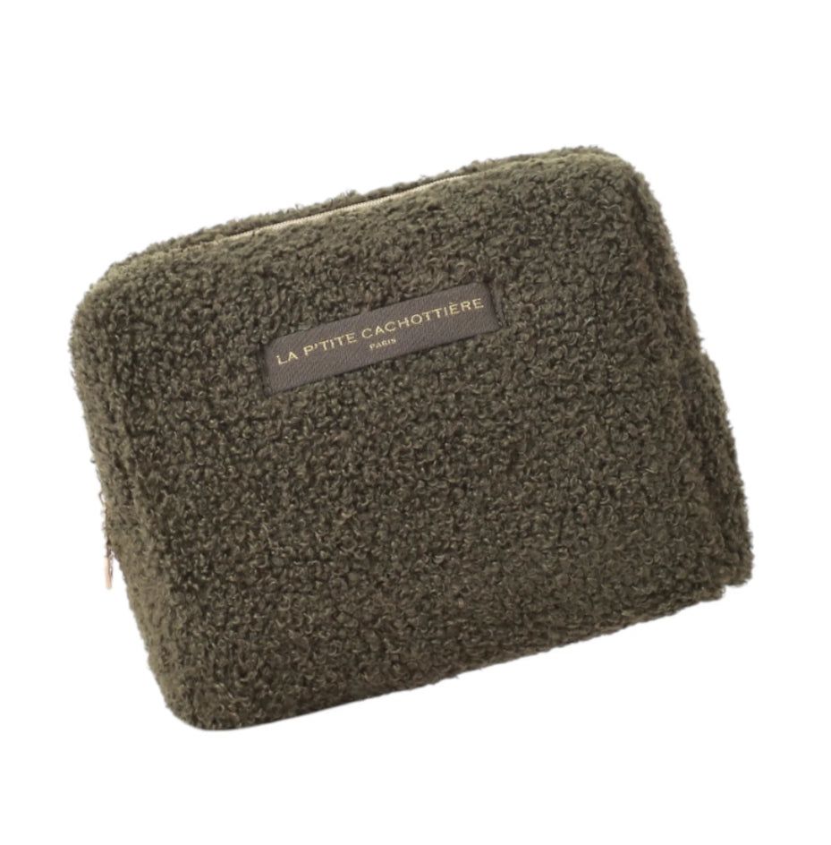 Toillettas teddy kaki medium