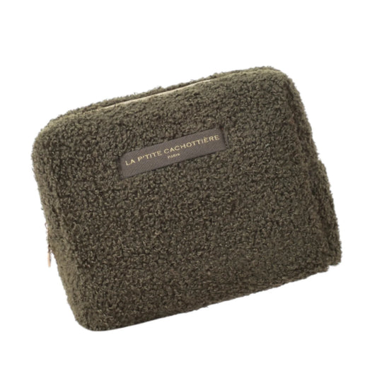 Toillettas teddy kaki medium