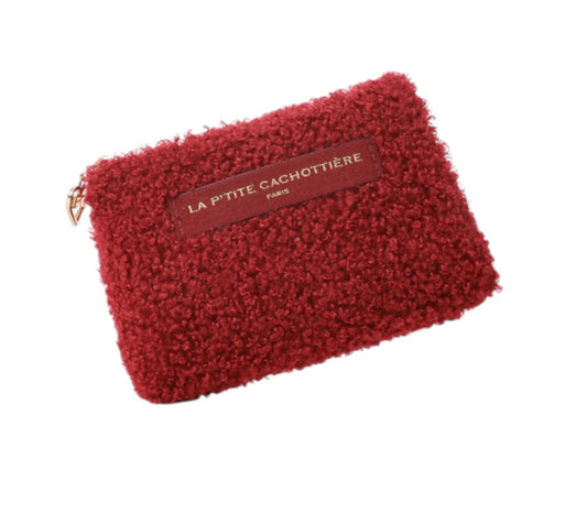 Portemonnee teddy bordeaux