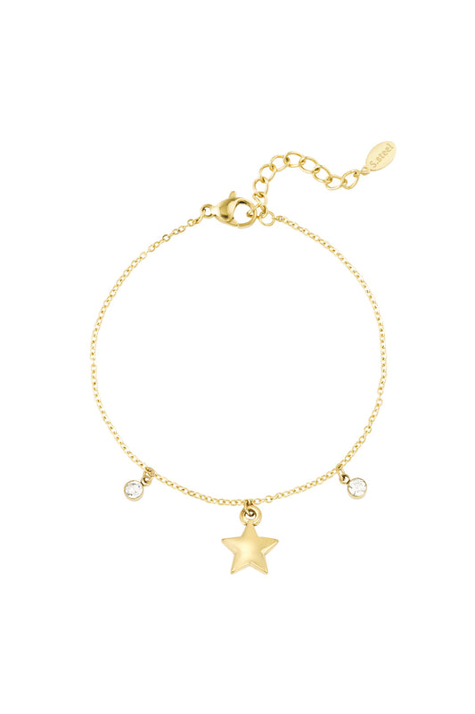 Star bracelet gold
