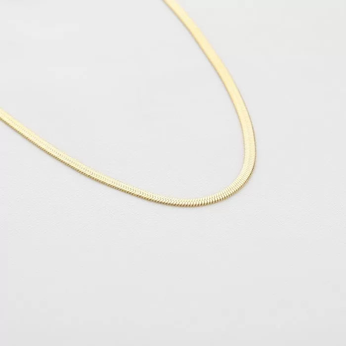 Plated necklace gold