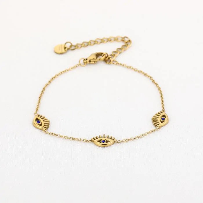 Eye bracelet gold