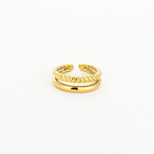 Double ring gold
