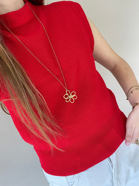 Débardeur lily bordeaux