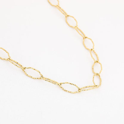 Basic chain necklace gold