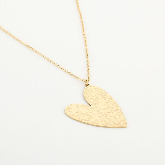 Heart necklace gold