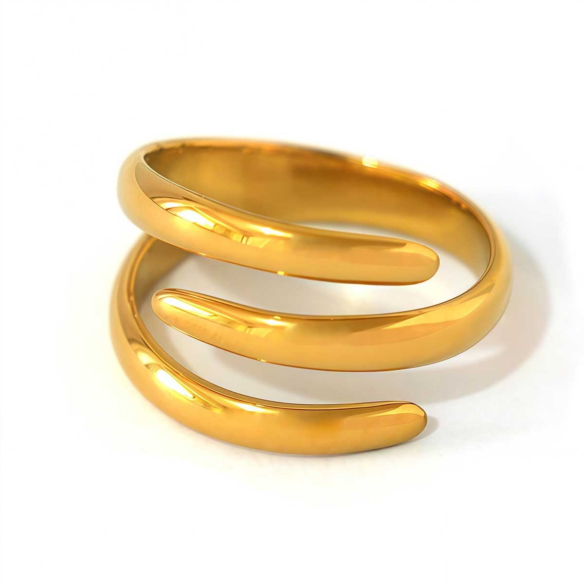 Swirl ring gold