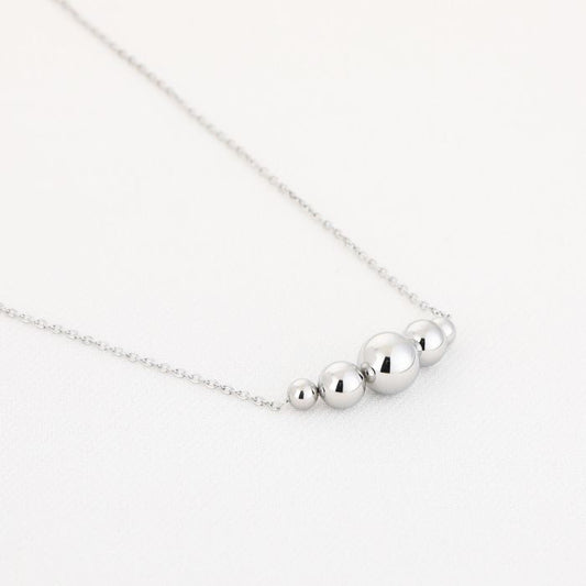 Bols necklace silver