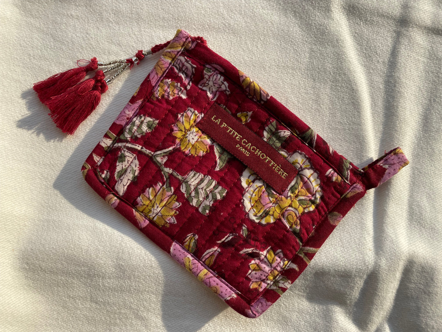 Portemonnee flower red