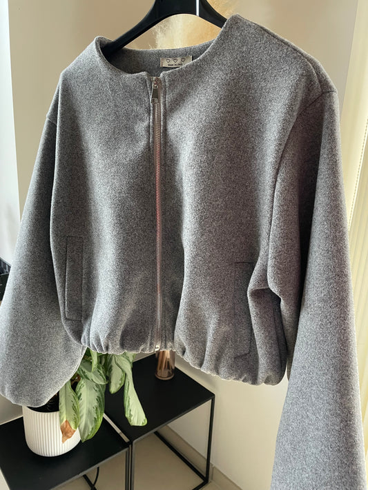 Bomber jacket grey